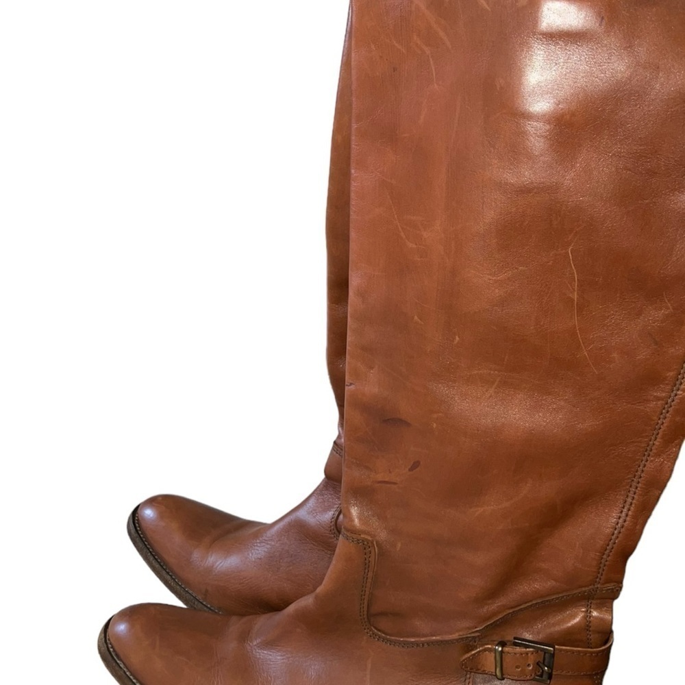 Fru. it Leather  Tall Brown Boots - Picture 10 of 10